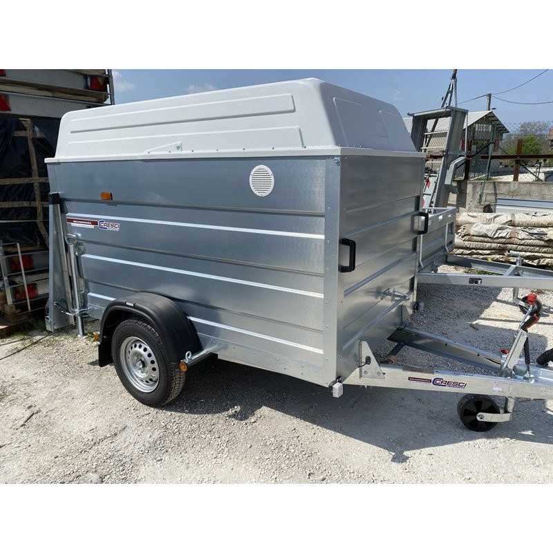 Cresci Van PT6F Anhänger mit Bremsen – Tragkraft 750 kg