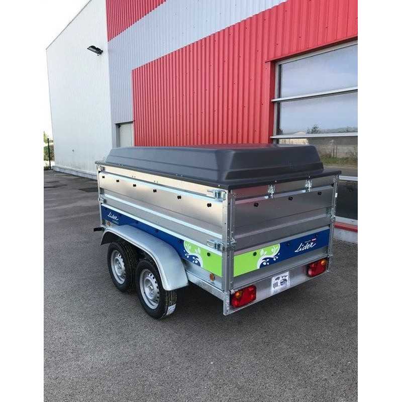 Lider Florence 750 kg Anhänger mit Verdeck und Doppelwänden