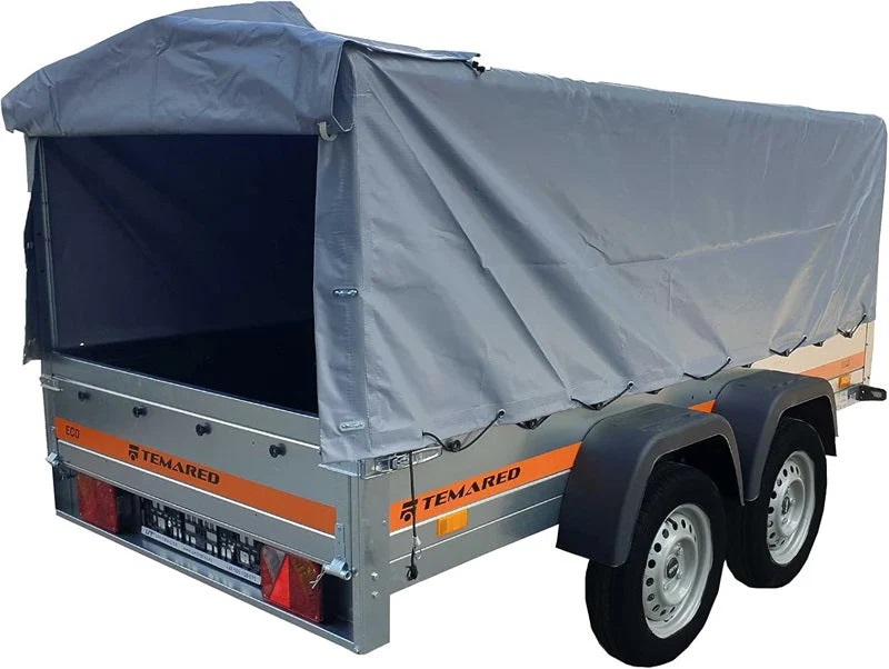 TEMA Doppelachs-Kippplanenanhänger 263X125cm ECO2612/2 KIPP